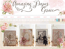 Tablet Screenshot of amazingpapergrace.com